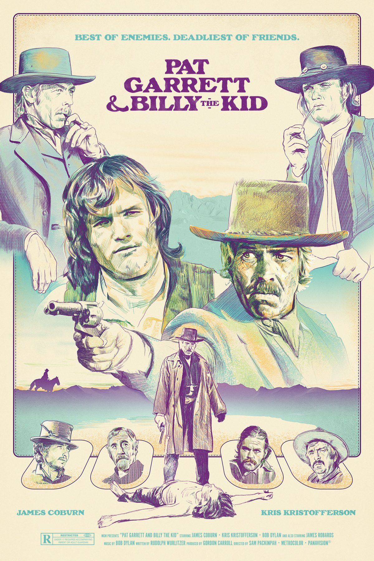 Pat Garrett And Billy The Kid (1973) Poster By Tomralston