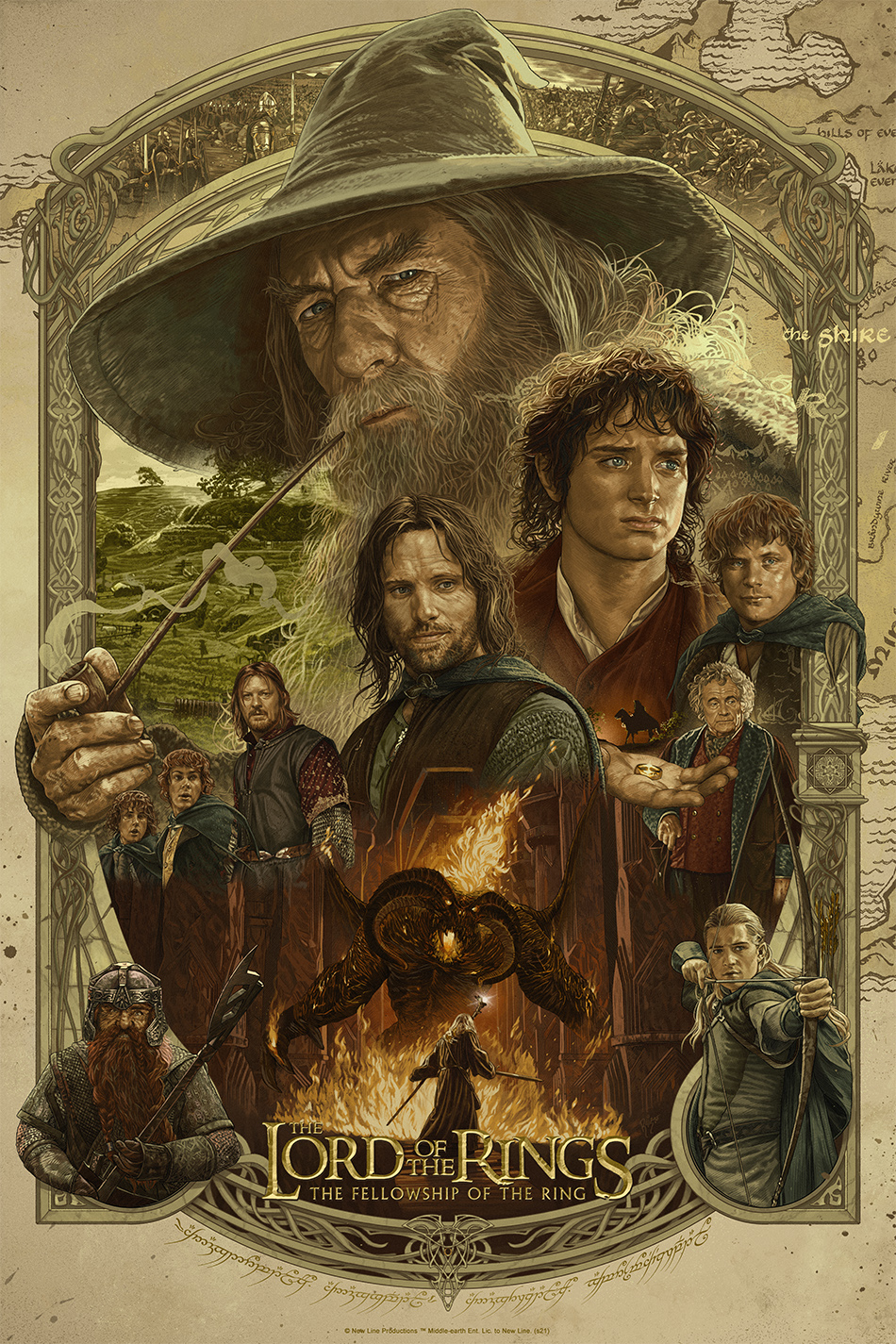 The Lord Of The Rings The Fellowship Of The Ring Ruizburgos Posterspy