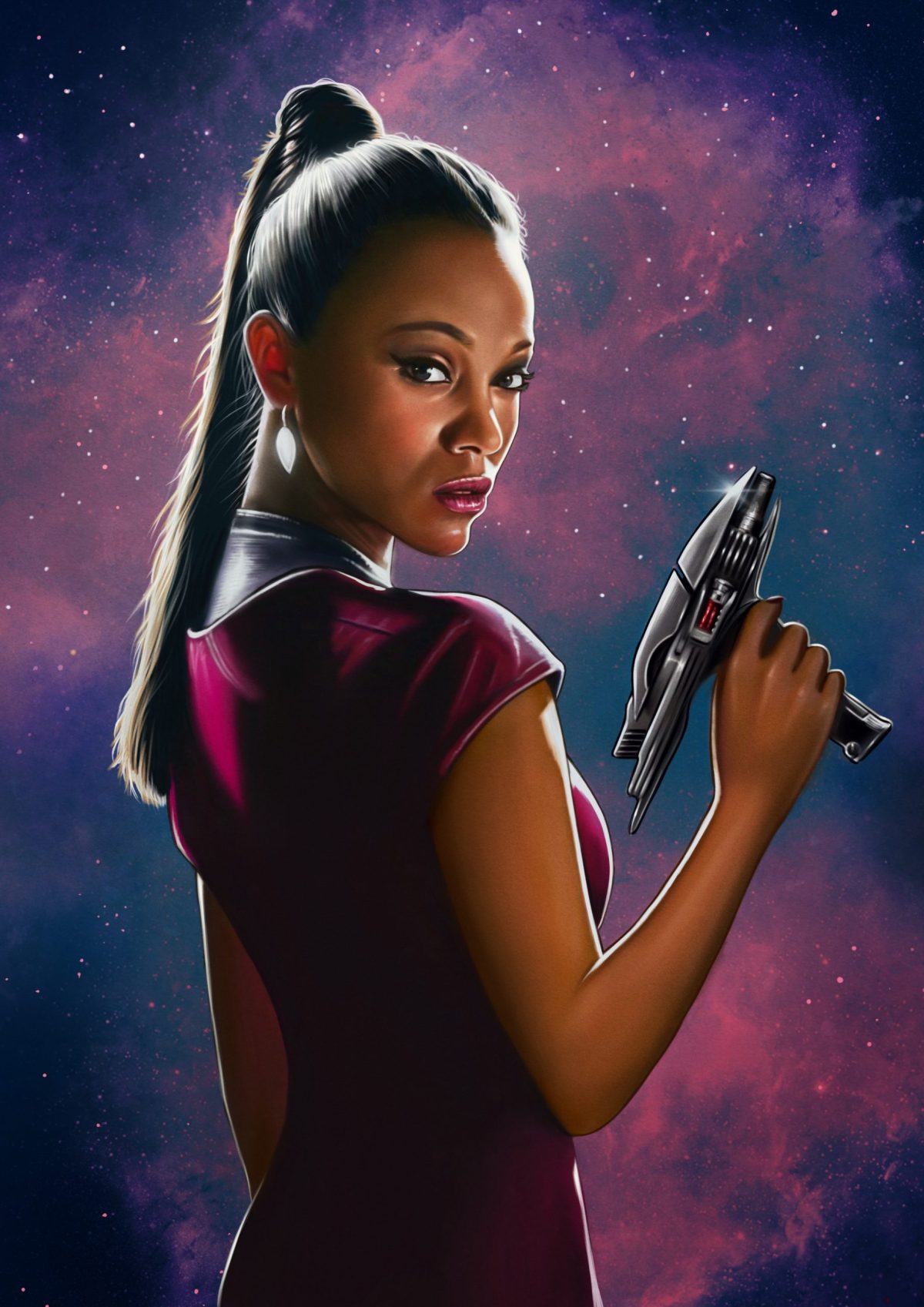 My contribution to the Women Make Trek initiative - Zoe Saldana’s <b>Uhura</b> fro...