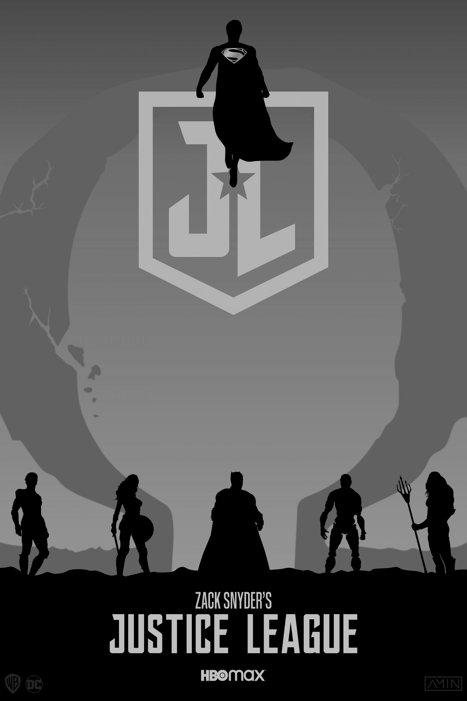 Zack Snyder's Justice League (B&W) - PosterSpy