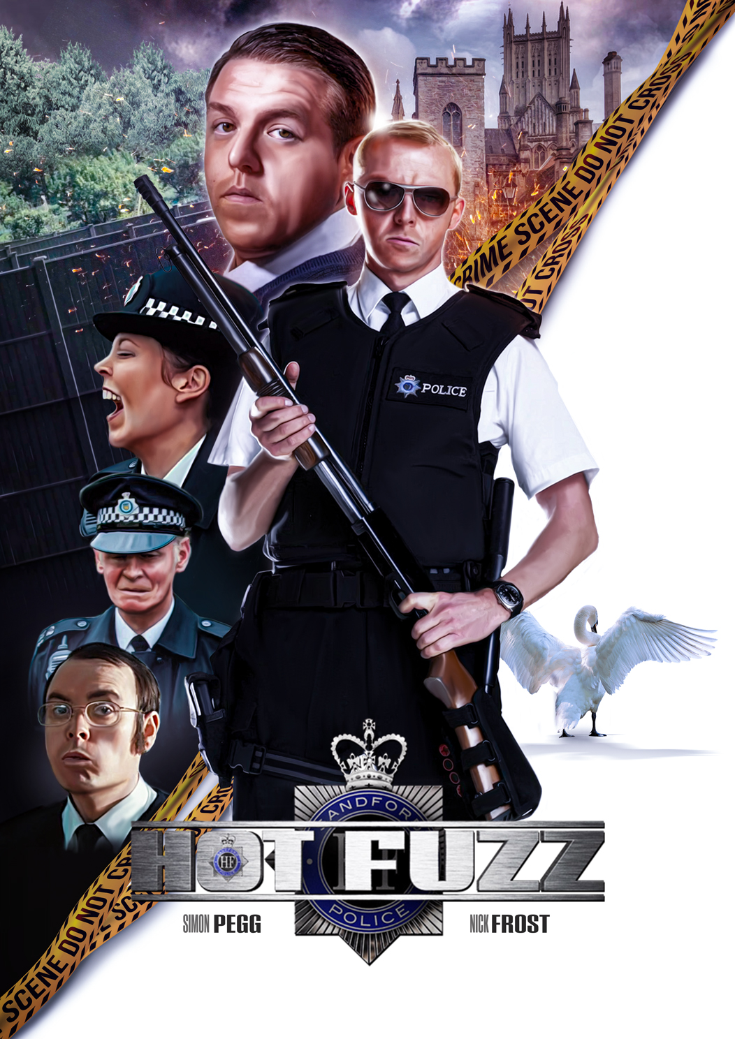 Hot Fuzz Movie Poster