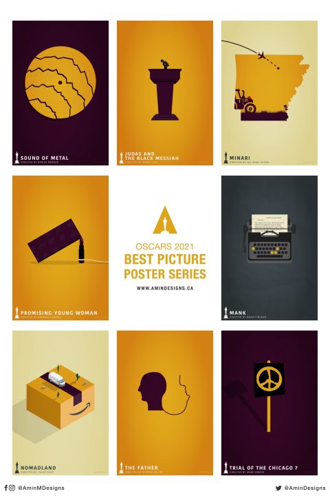 Oscars 2021 Poster Series
