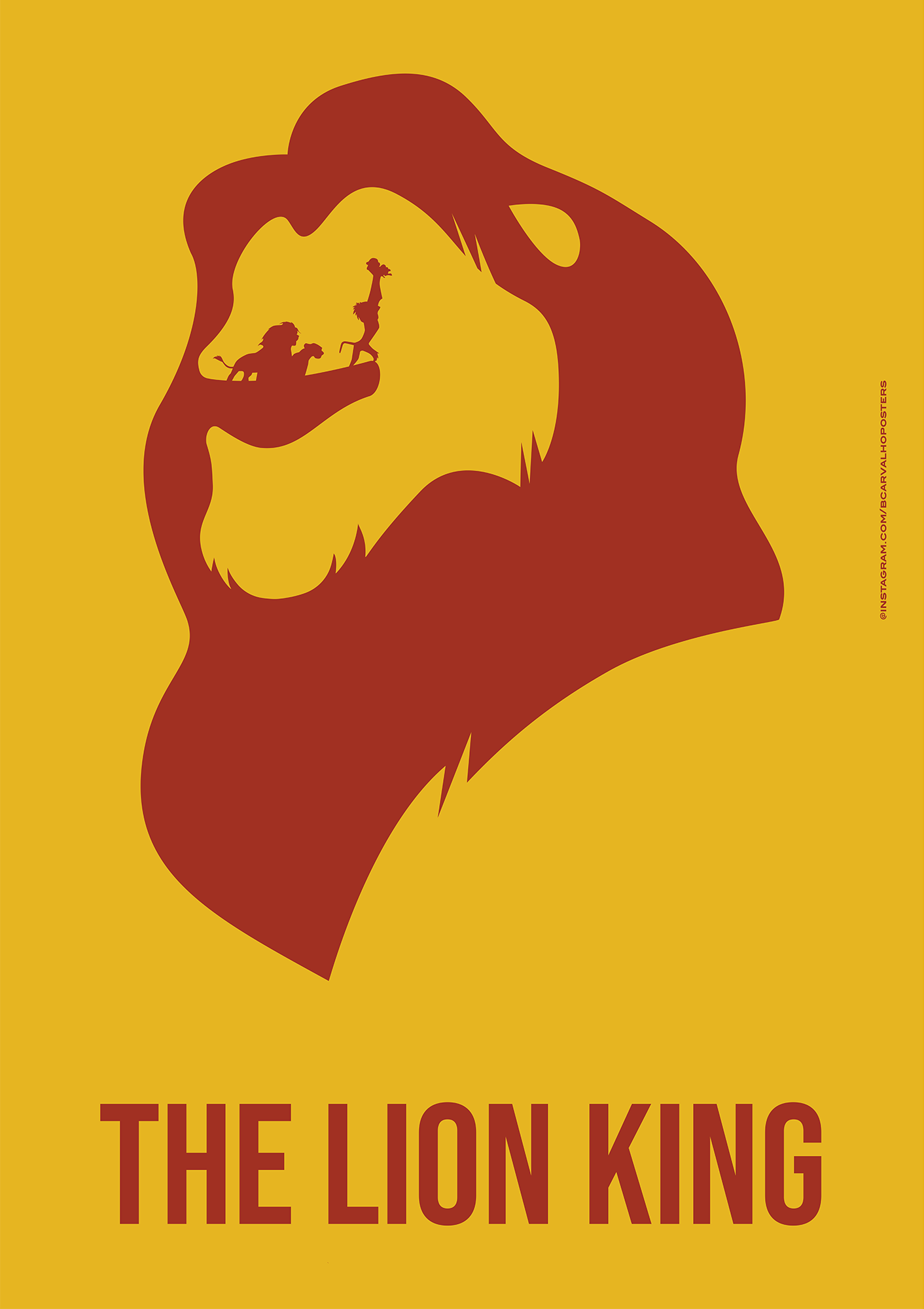 The lion king Minimalist Poster