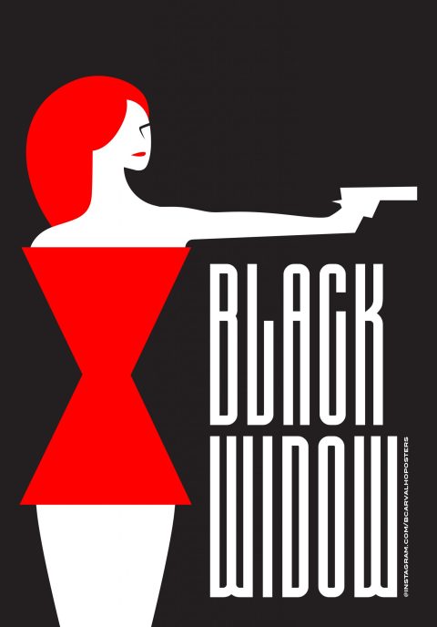 Black Widow Minimalist Poster 2