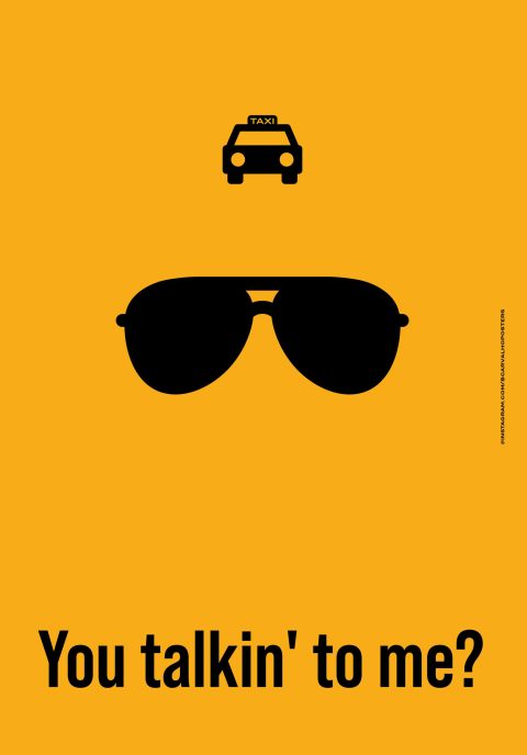 Taxi Driver Minimalist Poster