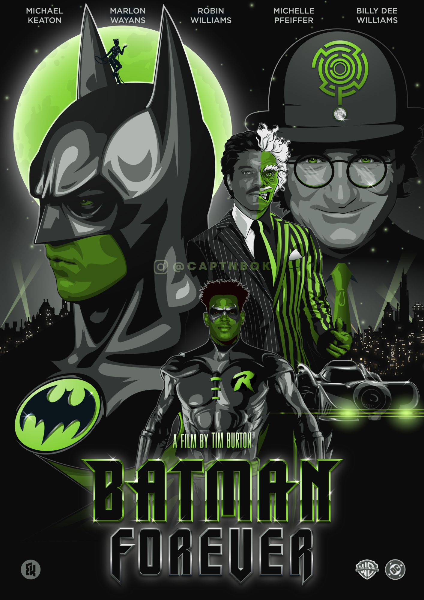 Tim Burton's Batman Forever (Riddler) - PosterSpy