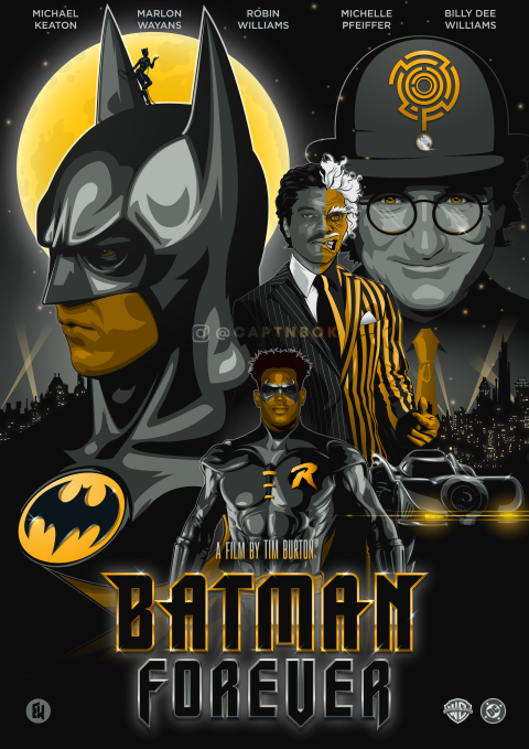 Tim Burton’s Batman Forever (Black & Yellow)
