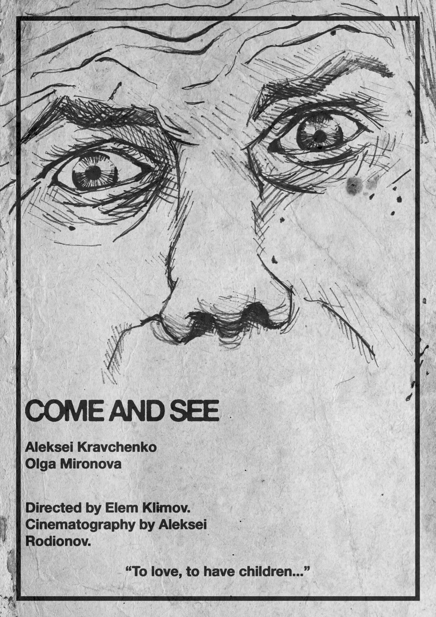 Come And See (1985) Poster Poster By Thefinalpsd