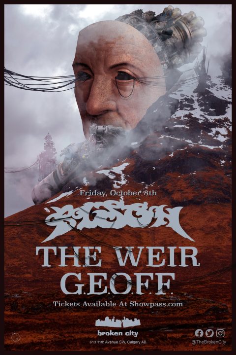 October 8th 2021 – Bison | The Weir | GEOFF – Show Poster