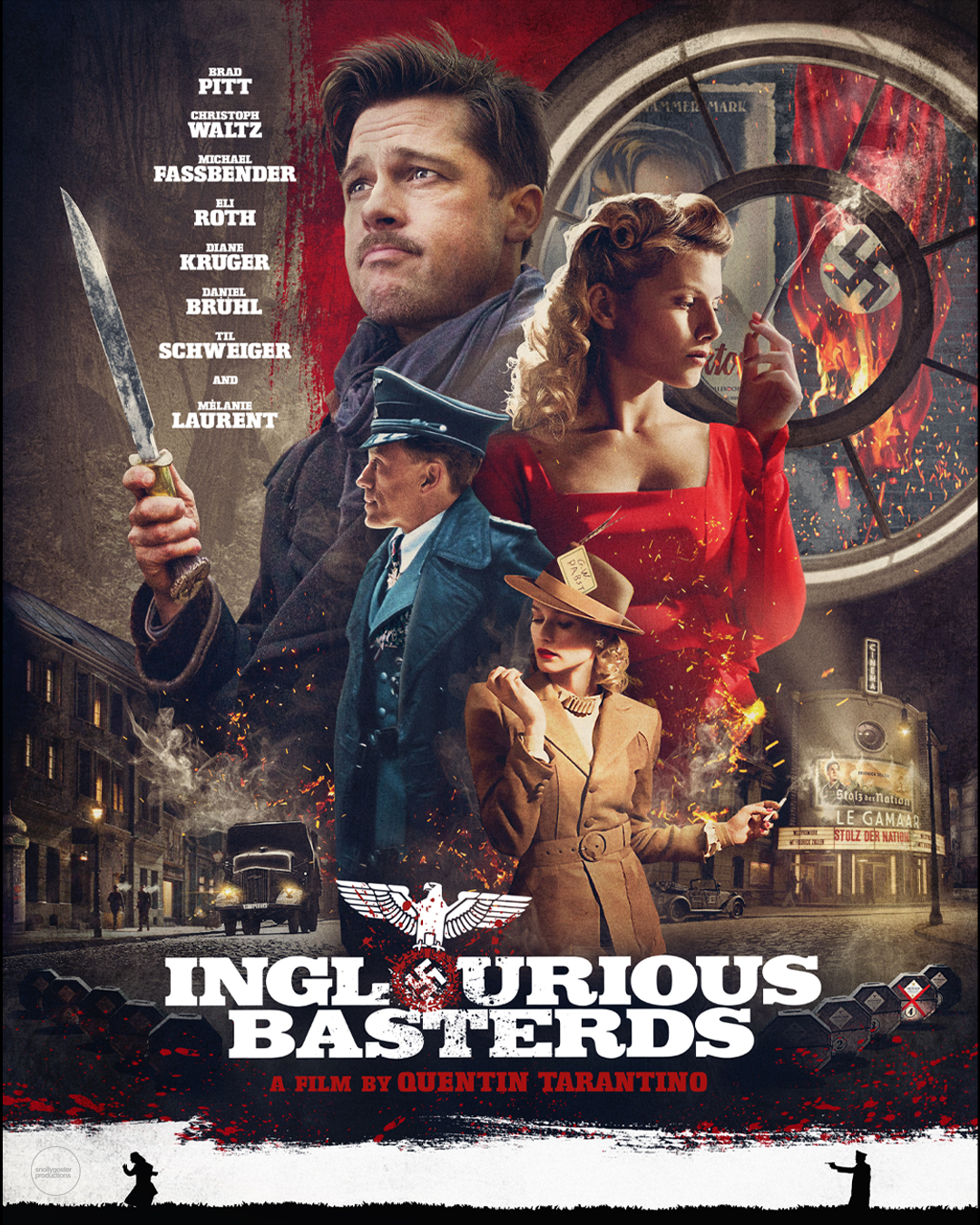 Inglourious Basterds Poster By Snollygoster Productions