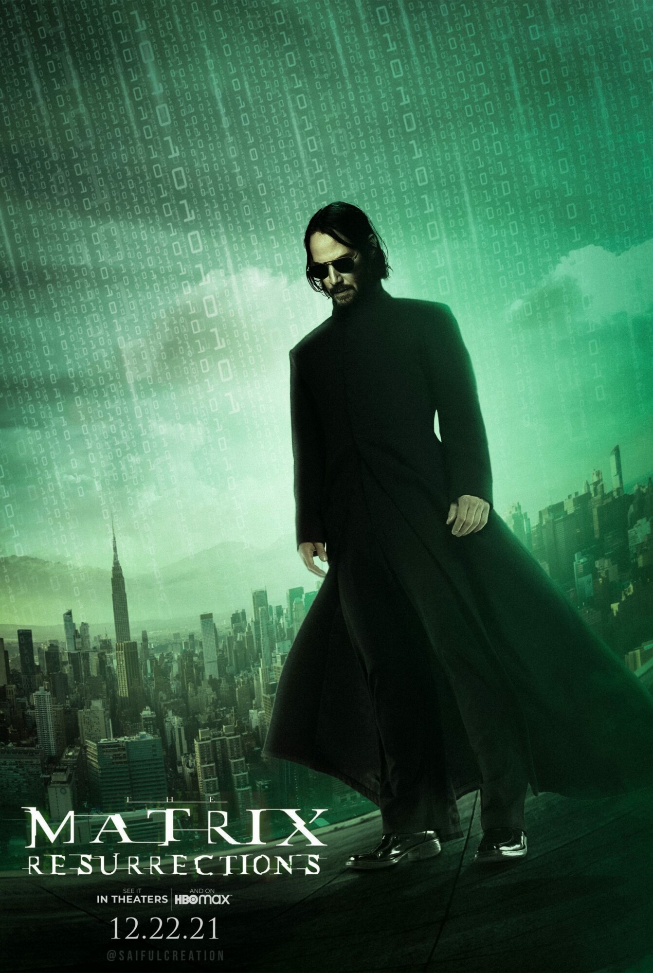 The Matrix Resurrections Poster Poster By Saifulcreation
