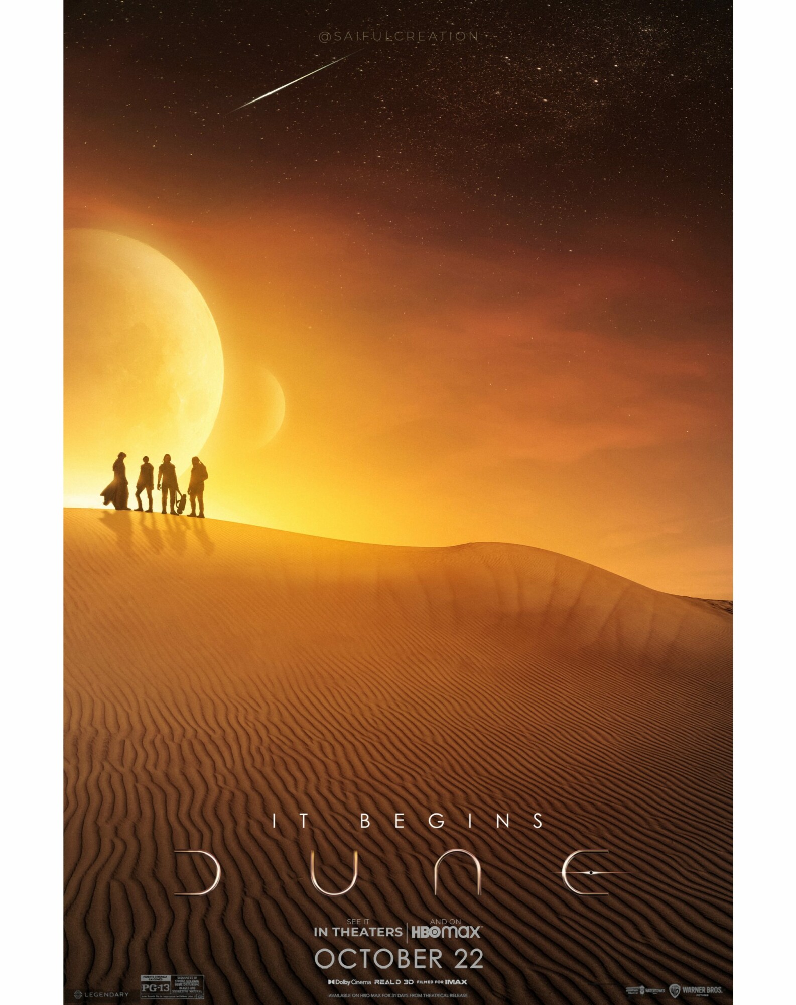 Dune Movie Poster Design Poster By Saifulcreation