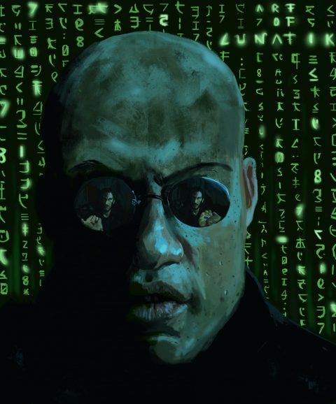 Morpheus Matrix Poster