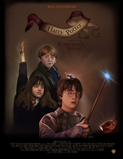 Harry Potter and the Sorcerer’s Stone. 20th anniversary.