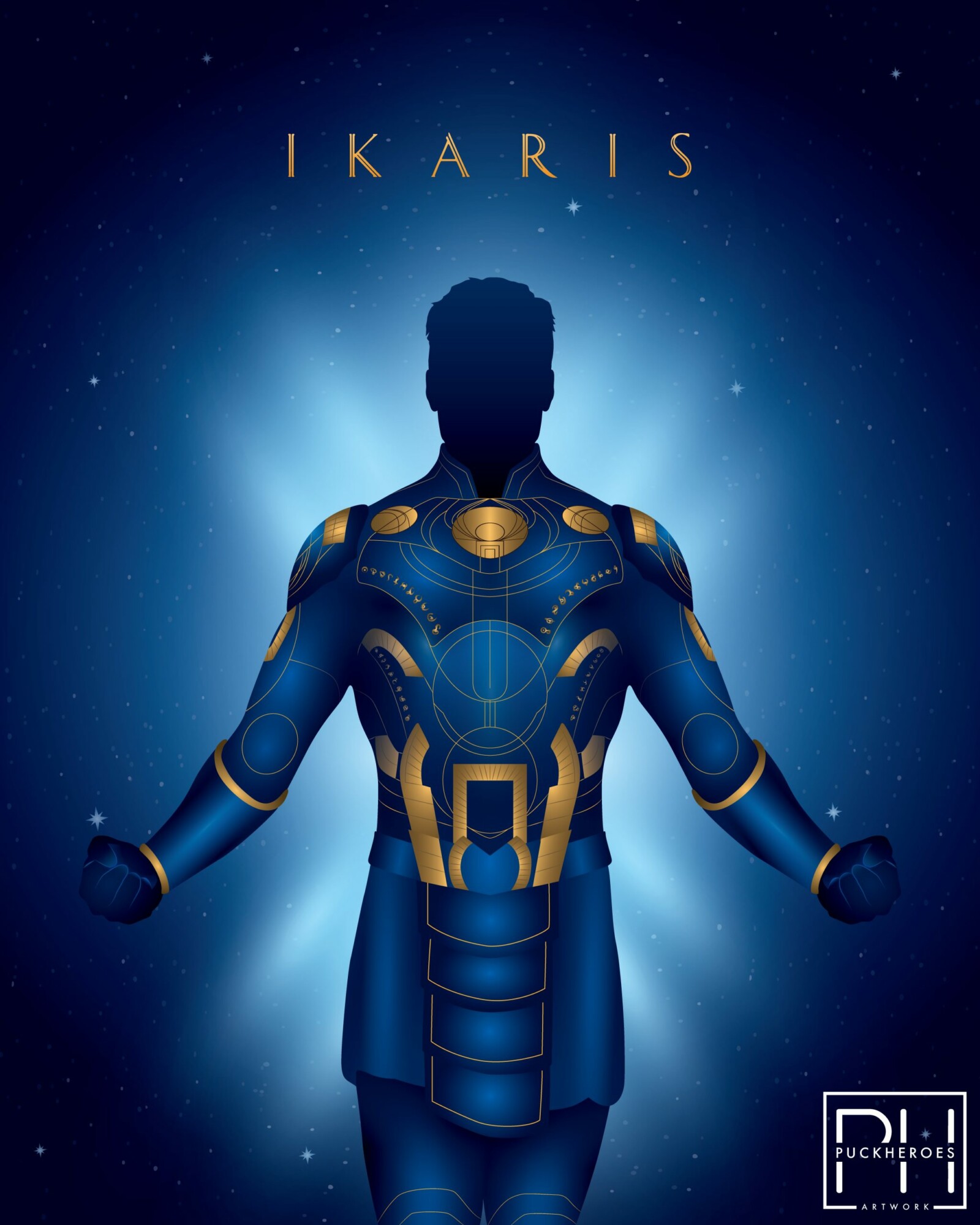 Eternals Ikaris Puckheroesart Posterspy