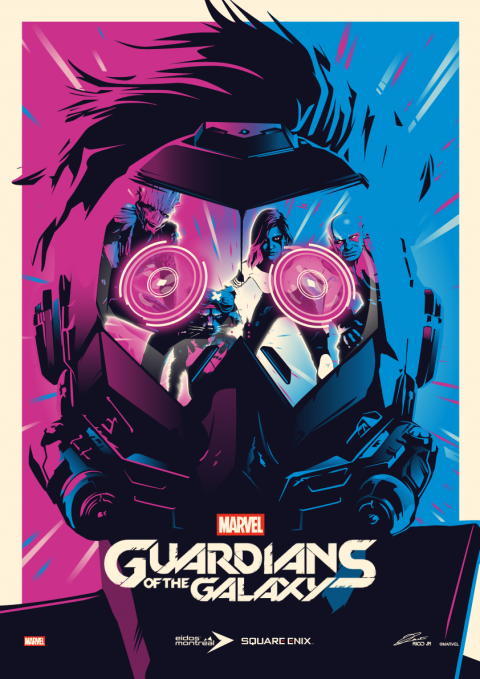 GUARDIANS OF THE GALAXY (Marvel Games) Poster Art