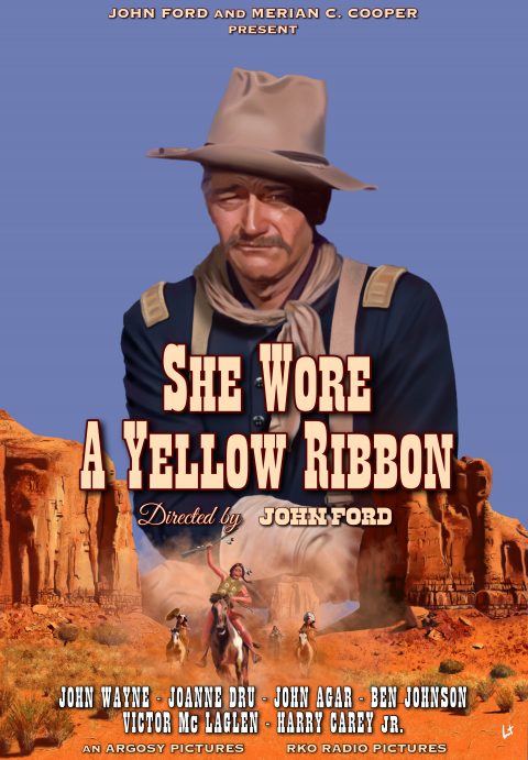 She wore a yellow ribbon