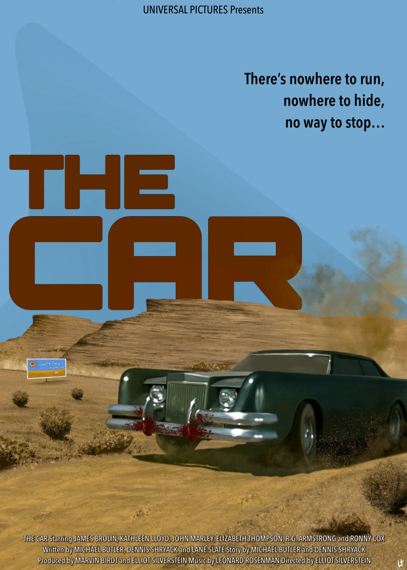 the car 1977 poster