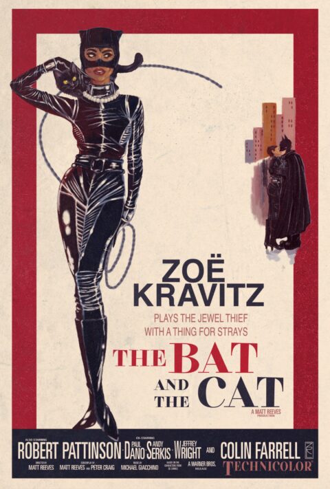 “The Bat and The Cat” The Batman Alternative Character Poster