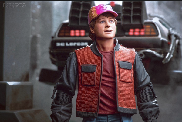 Back to the future toy art