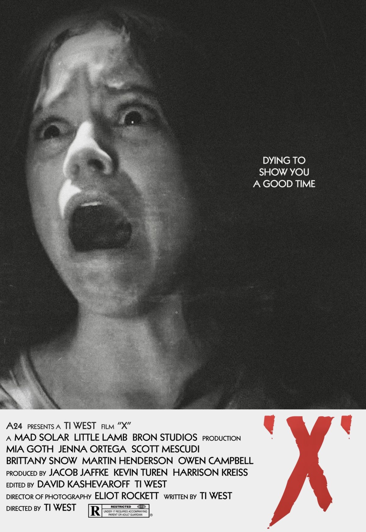 X (2022) | Poster By Woodsboro Design