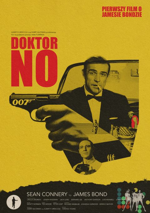 „Dr. No” alternative movie poster