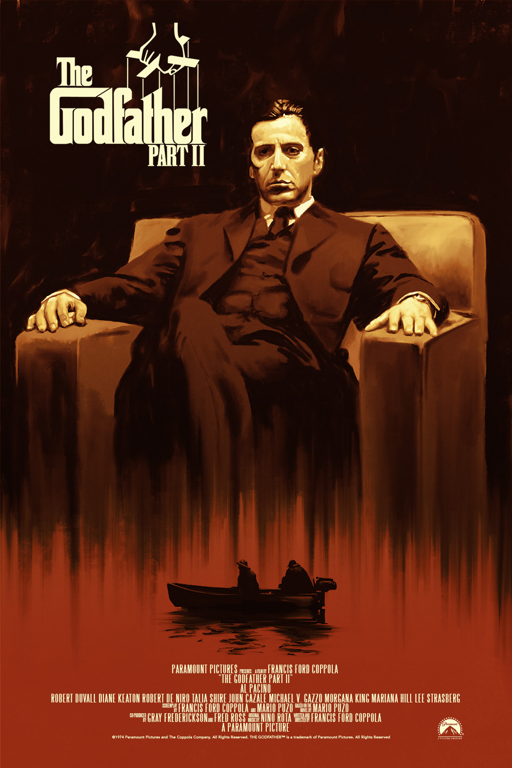 The Godfather Part II | Poster By Mark Levy Art