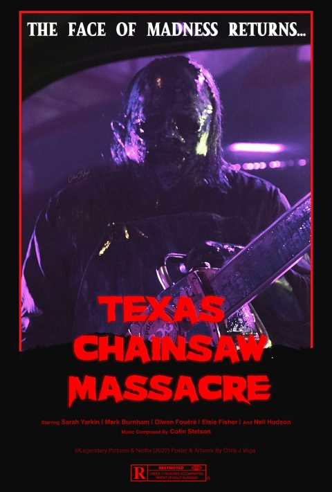 Texas Chainsaw Massacre (2022) Retro/Modern Poster