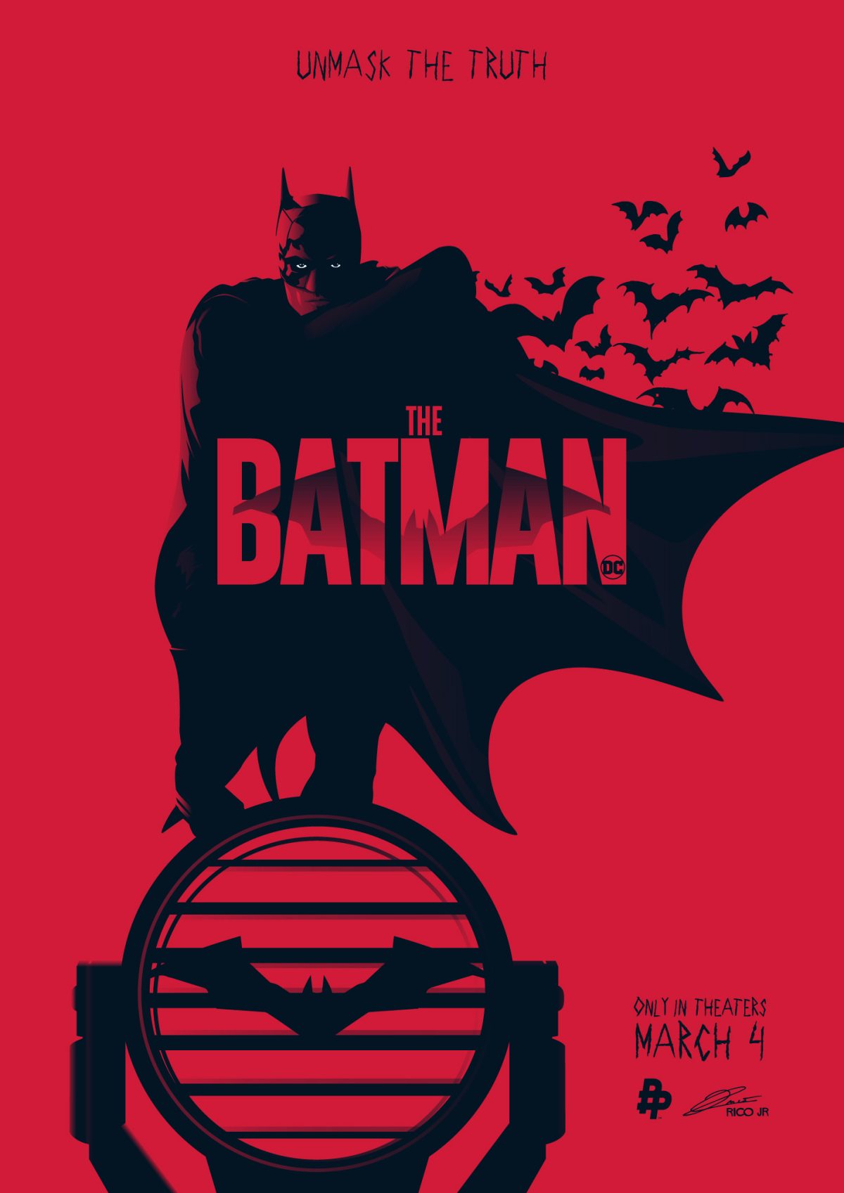 BATSIGNAL - POSTER ART - THE BATMAN | Poster By Rico Jr