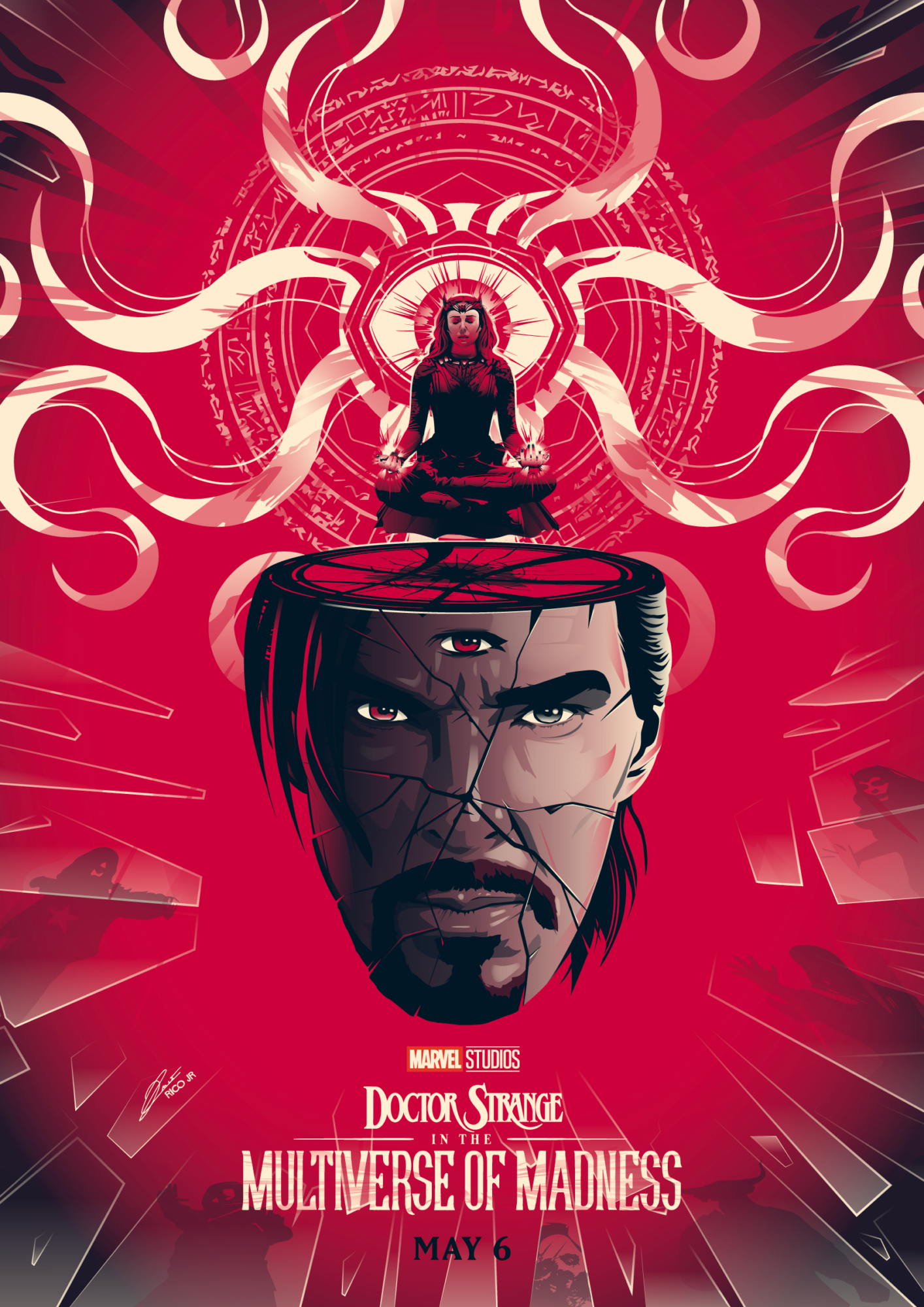 DOCTOR STRANGE In The MULTIVERSE OF MADNESS Poster Art Poster By Rico Jr