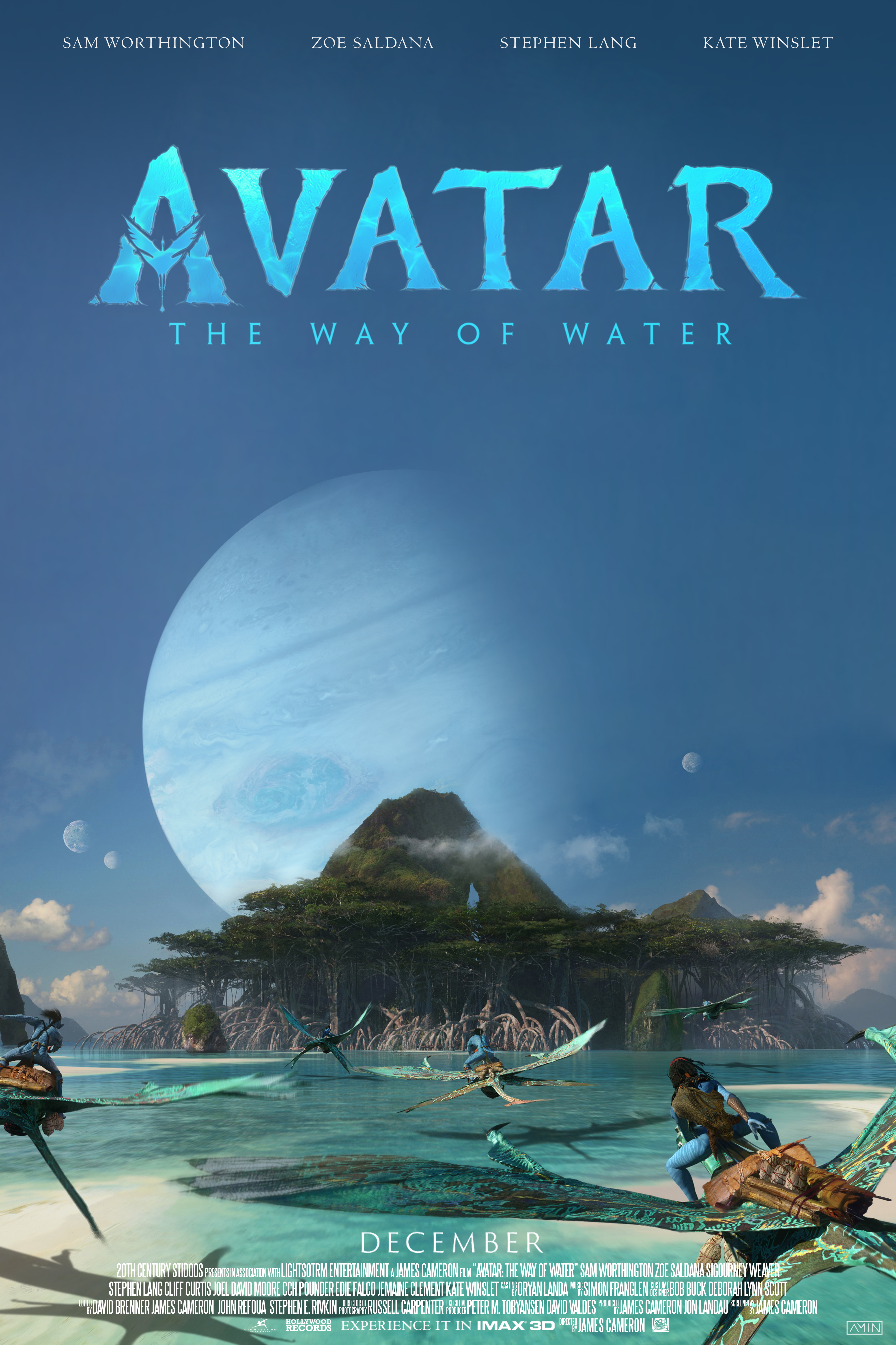 Avatar The Way of Water First Teaser Trailer Poster Released