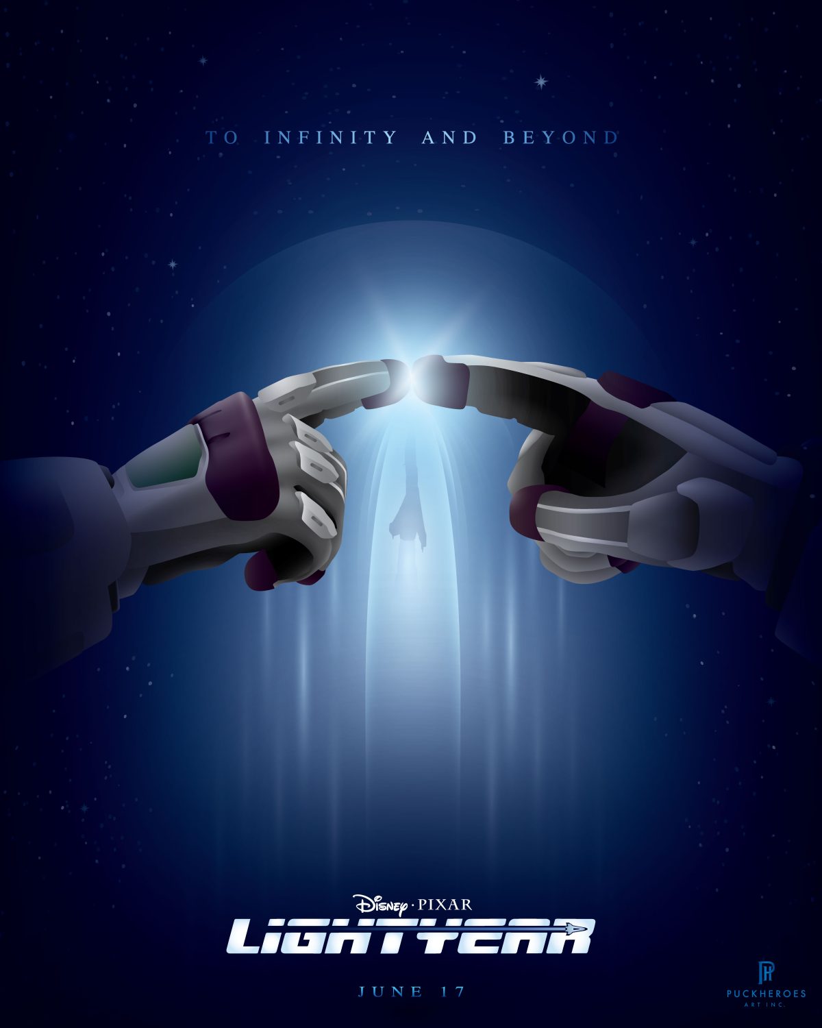 Lightyear To Infinity And Beyond Poster By Puckheroesart