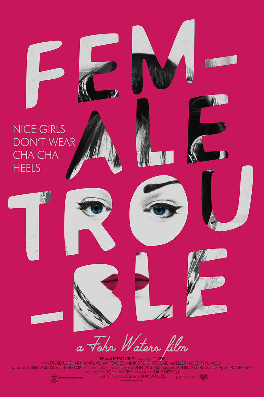 Female Trouble Alternative Poster Nrib Design Posterspy