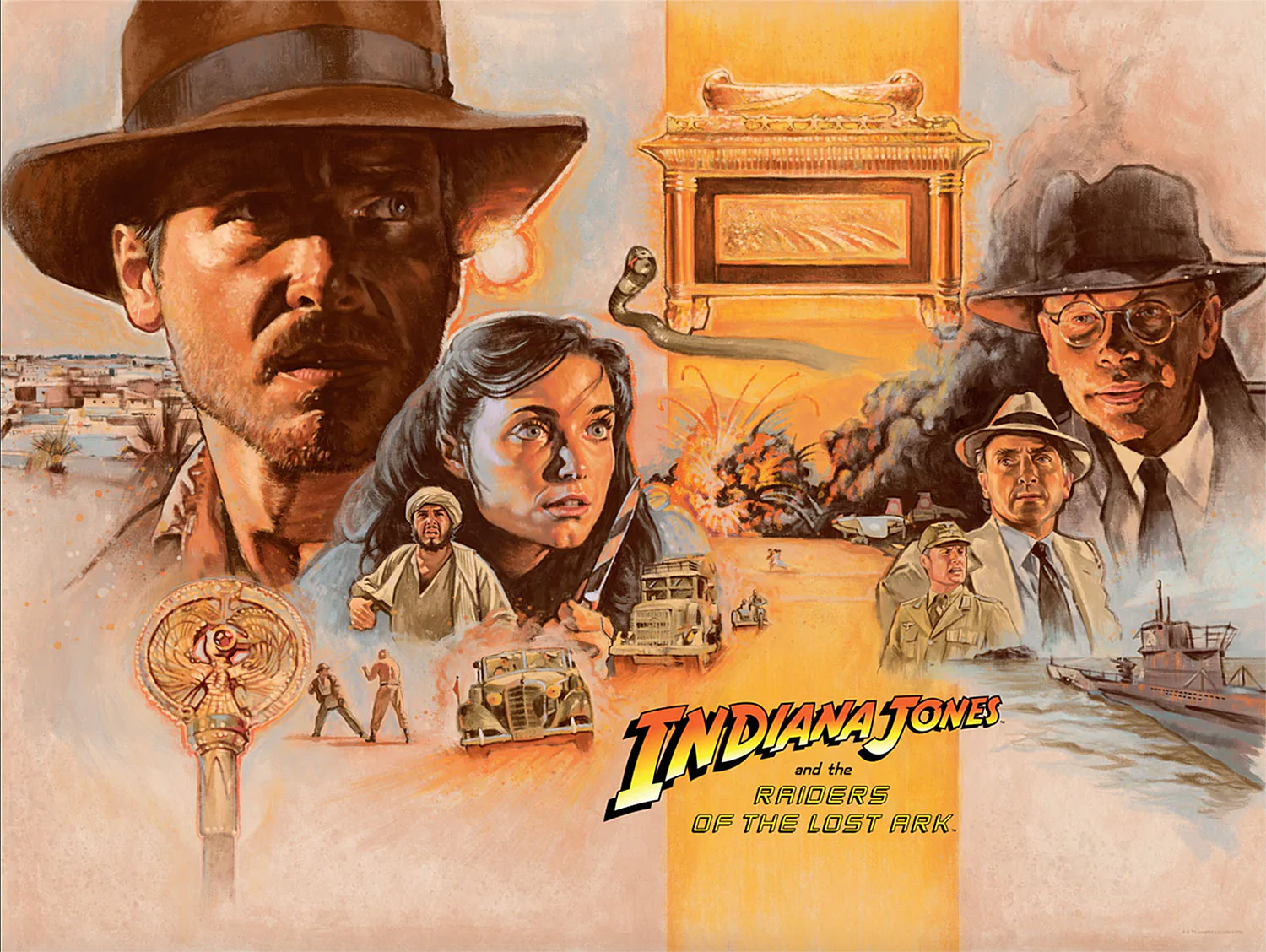 The Ultimate Adventure Official Indiana Jones Poster Poster By Colinmurdoch