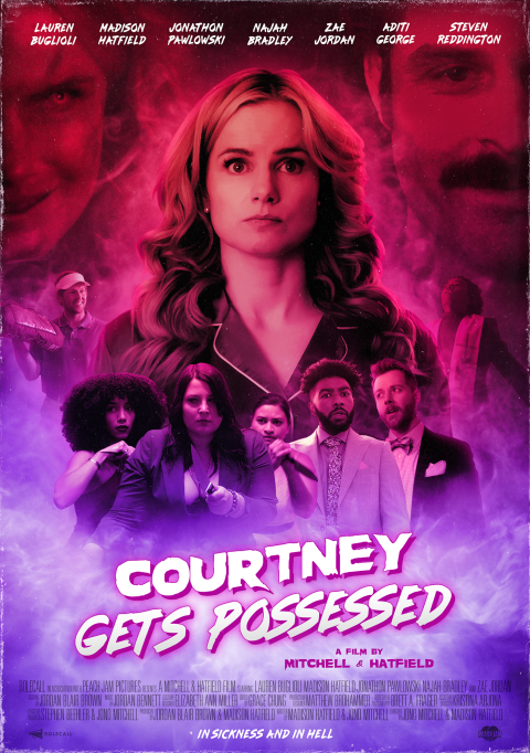 Courtney Gets Possessed (2022) official poster