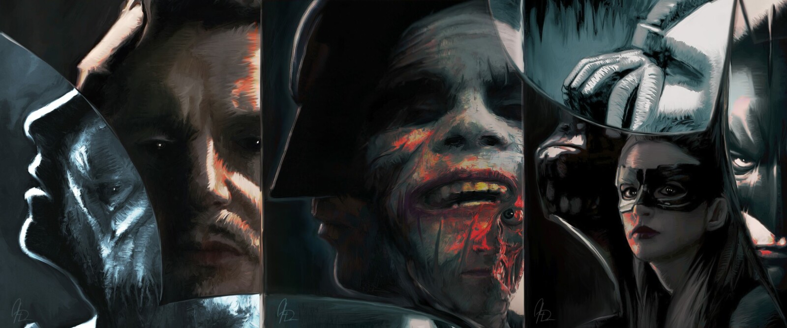 Dark Knight Trilogy: Complete Series Triptych
