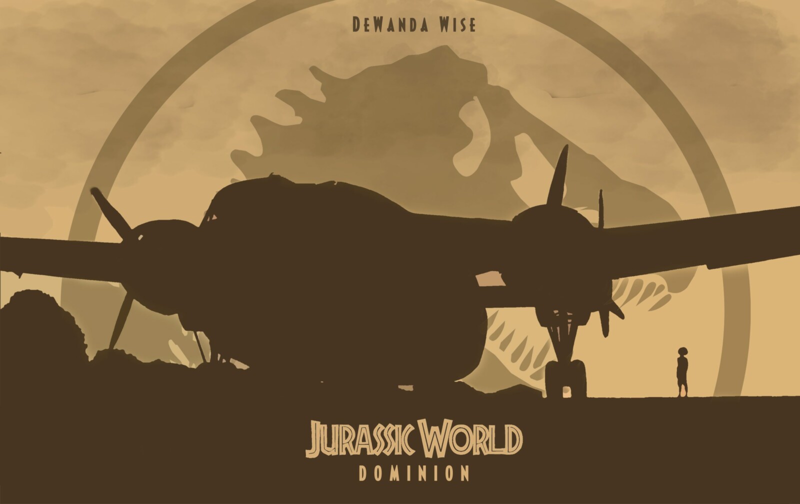 Jurassic World Dominion – Kayla Watts Silhouette