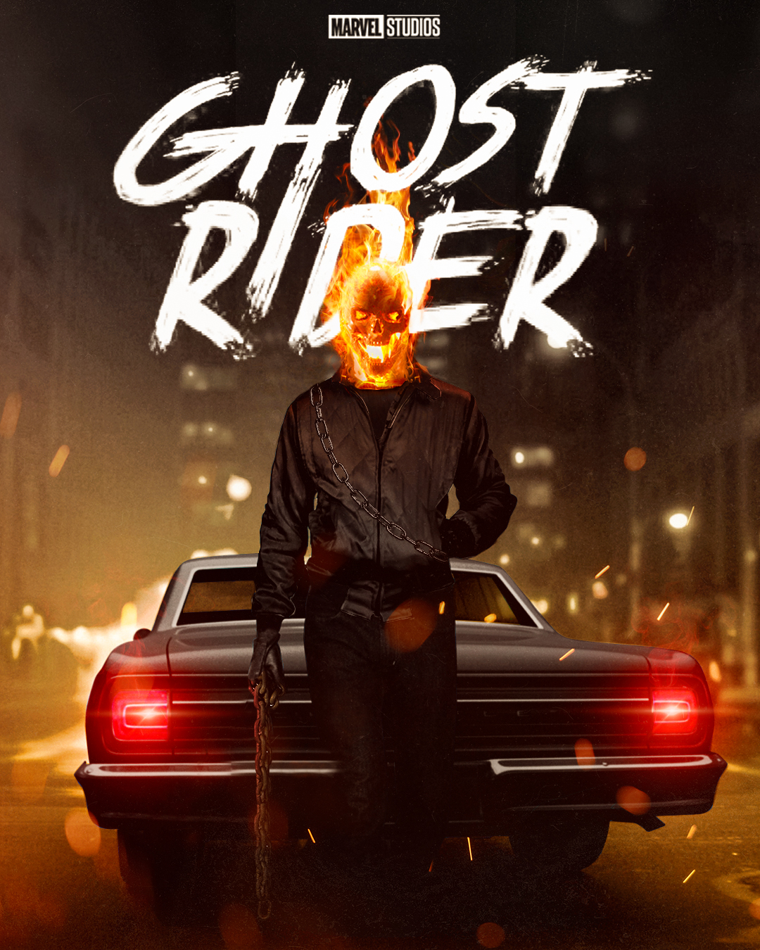 Is Ryan Gosling preparing to play Ghost Rider in a new Marvel film?