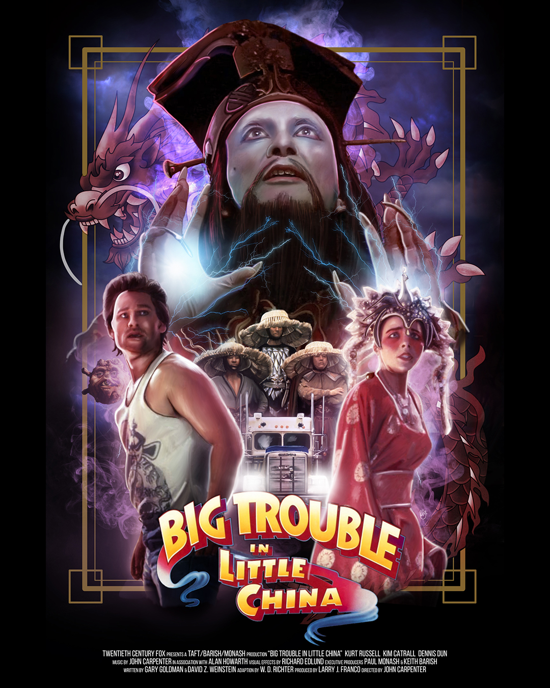 Big Trouble In Little China Neil Fraser Graphics Posterspy