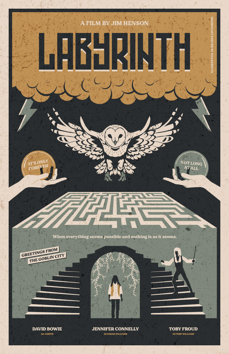 labyrinth 1986 poster