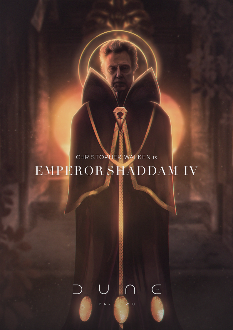 Emperor Shaddam IV Dune Part Two Bartos PosterSpy