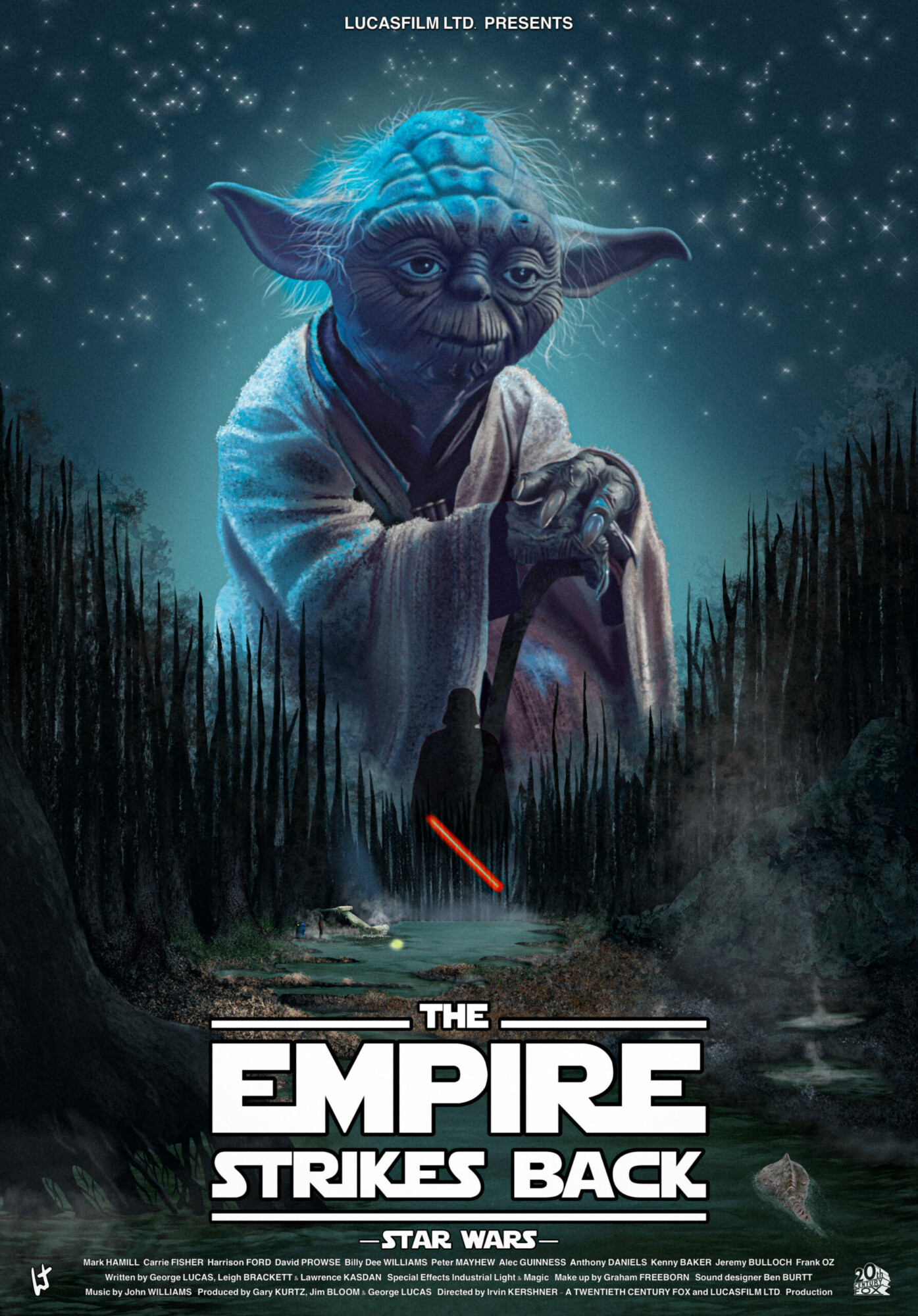 The Empire Strikes back original trilogy 2/3