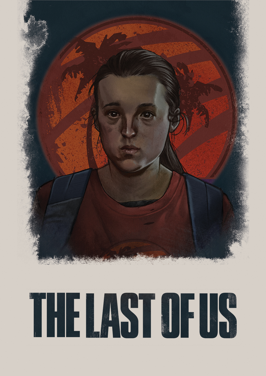 My vision of the poster of the series The Last of Us with a