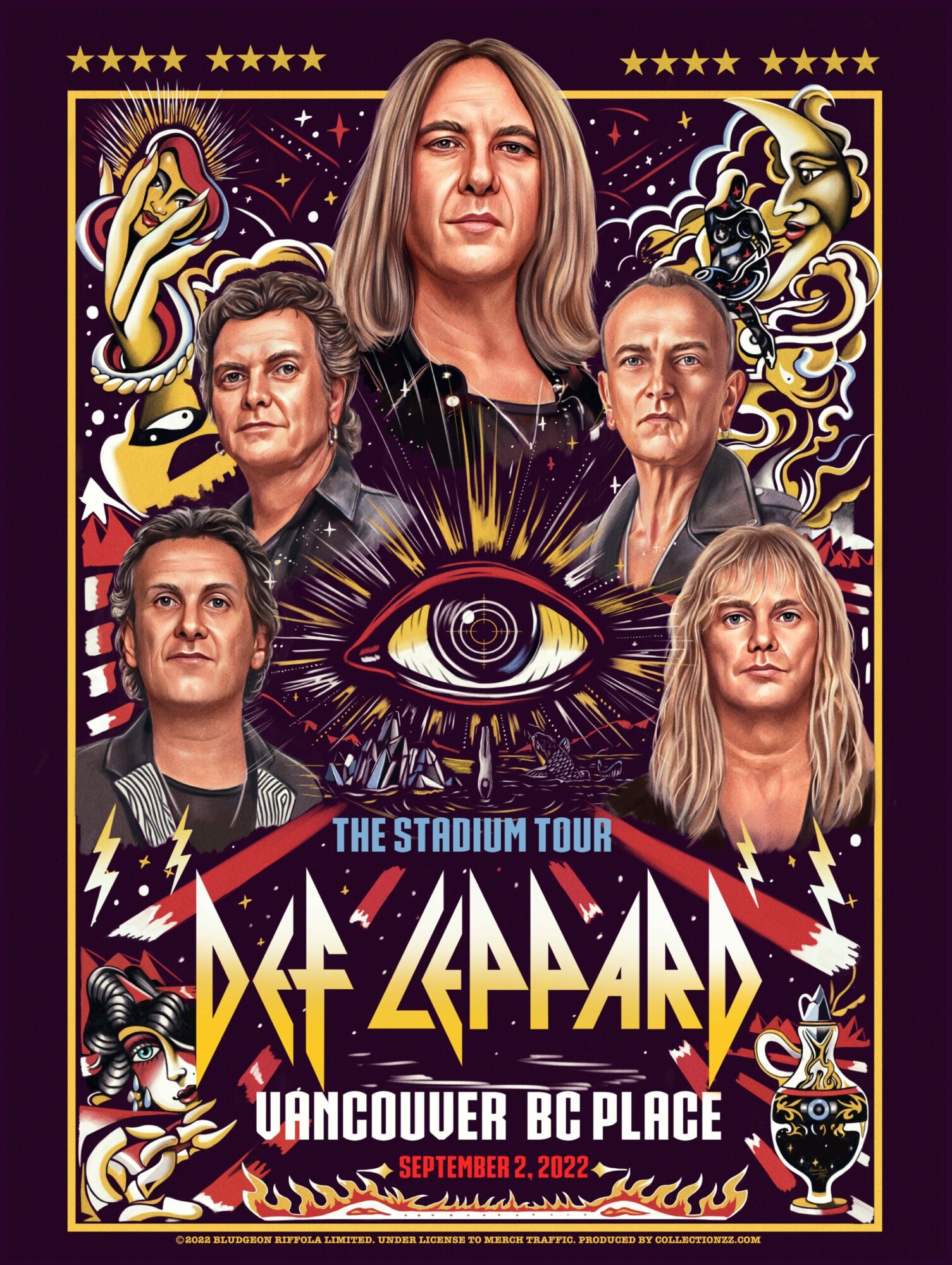 def leppard tour posters