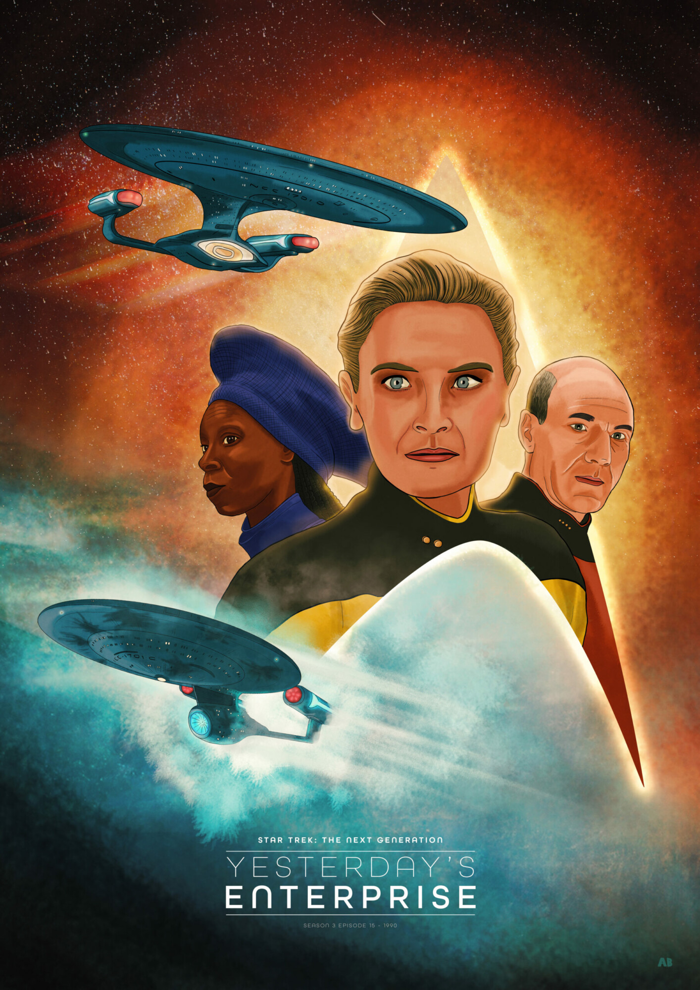 Star Trek The Next Generation Strelka PosterSpy