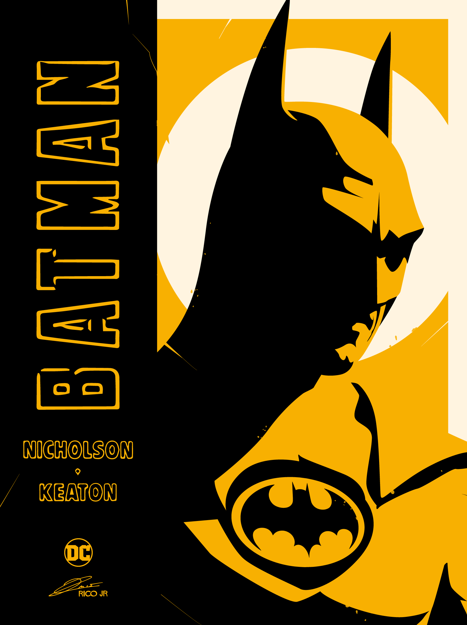 BATMAN (1989) Retro Poster