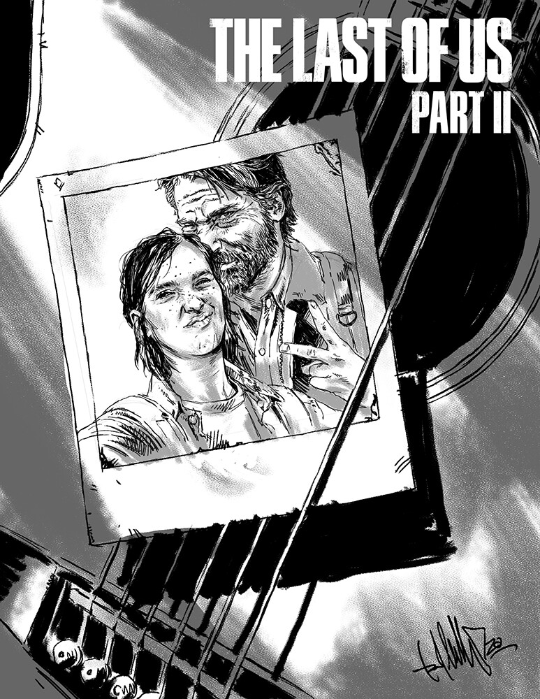 The Last of Us Part II fanart: “Behind the scenes”