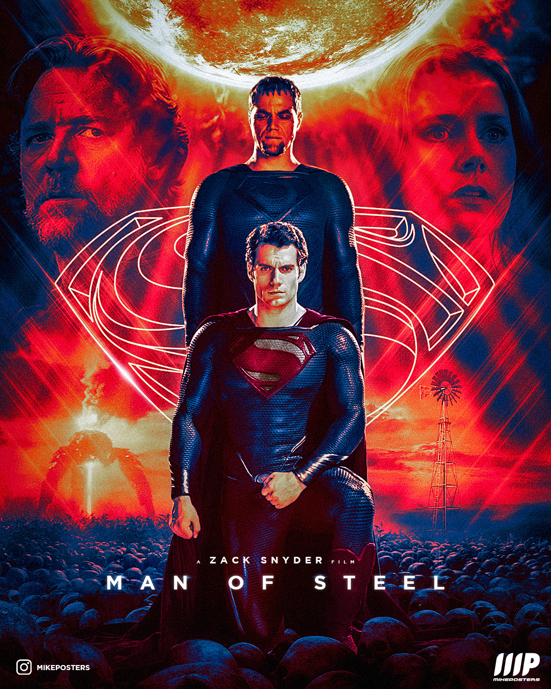 man of steel 2 fan poster