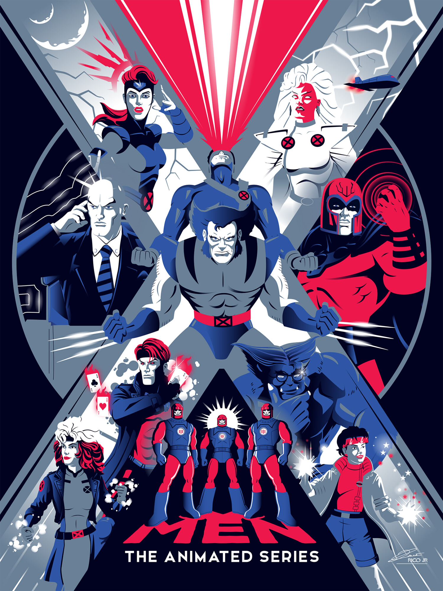 XMEN ANIMATED SERIES (Limited Variant Edition) Poster Art PosterSpy