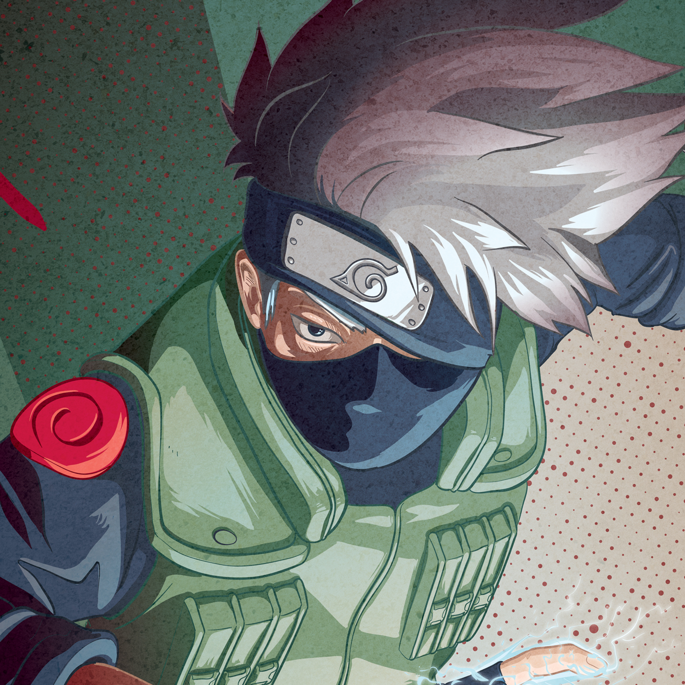 Kakashi (Naruto Shippuden) paninihead - Illustrations ART street